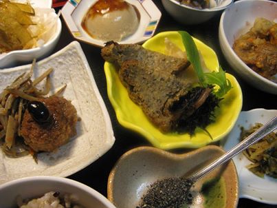 写真: 今日のランチから・・・
大根のローフとか・・胡麻豆腐とか・・カラ揚げモドキとか・・